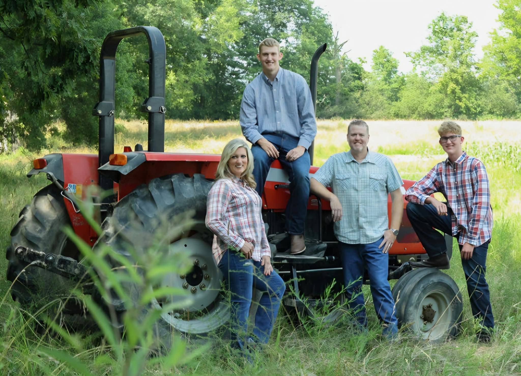 Family at Shiltown Farm